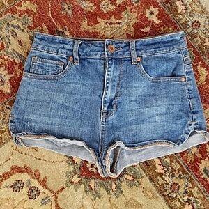 KENDALL & KYLE SUPER HIGH RISE JEAN SHORTS SIZE 5